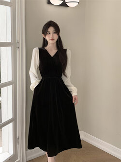 เดรสสาวอวบ มีไซส์ L-4XLอกเสื้อ 38-47 นิ้ว ใส่ได้ทั้งสาวหุ่นดีน่ารักจนถึงสาวอวบพลัสไซส์ จัดส่งฟรี! ทักแชทสั่งซื้อ