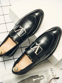 รองเท้าหนังผู้ชาย มีไซส์39-44 รองเท้าโลฟเฟอร์ชาย Slip-On Shoes