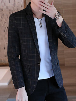 สูท Blazers ผู้ชาย เสื้อคลุมสไตล์สูท สำหรับผู้ชาย