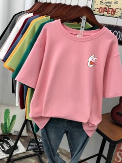เสื้อยืดคอตตอน สกรีนลายน่ารัก มีหลากหลายสี ส่งฟรีทั่วไทย BY JIMIAO