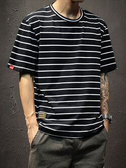 เสื้อยืดผู้ชายอ้วน S-5XL(อกเสื้อ39-51นิ้ว)