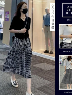 เดรสแขนสั้นมีไซส์L-4XLอก38-47นิ้ว