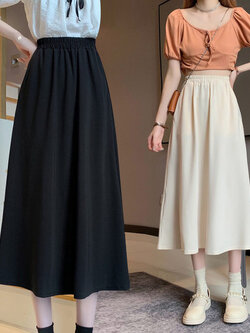 กระโปรงยาว กระโปรงยาวทรงเอ กระโปรงทำงาน