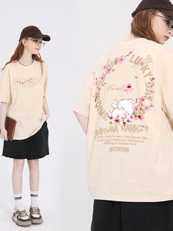 เสื้อผ้าวัยรุ่นเกาหลี เสื้อยืดวัยรุ่นผู้หญิง มีขนาด S M L XL