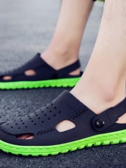 รองเท้าแตะผู้ชาย รองเท้าแตะ และรัดส้น ผู้ชาย รองเท้าสลิปเปอร์