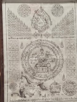 ผ้ายันต์ดวงดี ทวีทรัพย์ ครูบาดวงดี วัดท่าจำปี