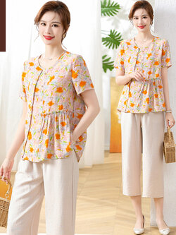 เสื้อผ้าคุณแม่วัย 60 เสื้อคนแก่ผู้หญิงวัย60