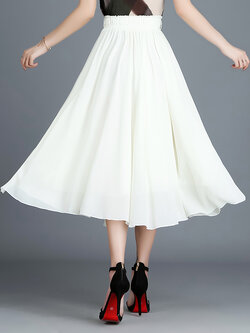 กระโปรงยาว กระโปรงยาวทรงเอ กระโปรงทำงาน