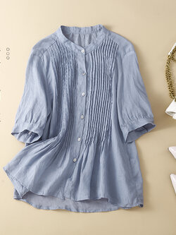 เสื้อลินิน เสื้อผ้าฝ้ายลินิน เสื้อเชิ้ตผ้าลินิน BY Zimo