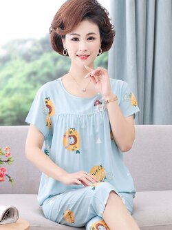 ชุดนอนคุณแม่ ชุดนอนบิ๊กไซส์ ชุดนอนคุณแม่ ชุดนอนคุณย่า ชุดนอนคุณยาย