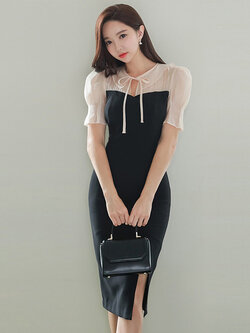 ชุดเดรสแฟชั่น เดรสเกาหลี BY SHACOS SHACOS