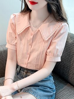 เสื้อเชิ้ตผู้หญิงแขนยาว เสื้อเชิ้ตผู้หญิงใส่ทํางาน 390 บาทต่อชิ้น ฟรีค่าจัดส่ง