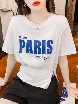 เสื้อยืดวัยรุ่นน่ารักๆ เสื้อวัยรุ่นแขนสั้น เสื้อผ้าวัยรุ่นเกาหลี แบรนด์ Wiyike