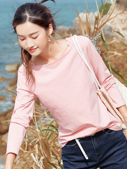 Alustine-เสื้อยืดผ้าฝ้าย