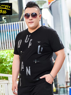 เสื้อยืดผู้ชายอ้วน S-5XL(อกเสื้อ39-51นิ้ว)