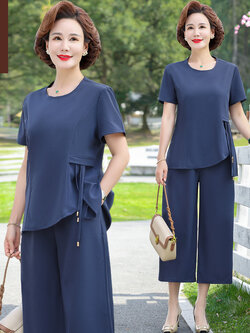 เสื้อผ้าคุณแม่วัย 60 เสื้อคนแก่ผู้หญิงวัย60