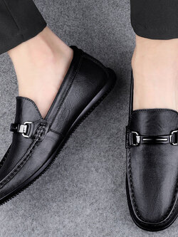 รองเท้าหนังผู้ชาย มีไซส์39-44 รองเท้าโลฟเฟอร์ชาย Slip-On Shoes