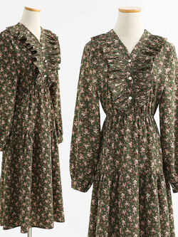 เดรสชีฟอง เดรสลายดอกไม้ Fairy House