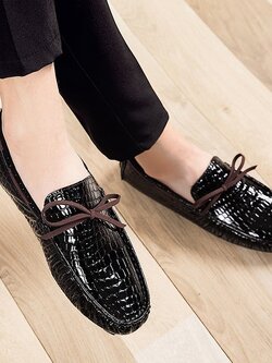 รองเท้าหนังผู้ชาย มีไซส์39-44 รองเท้าโลฟเฟอร์ชาย Slip-On Shoes