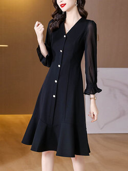 เดรสวัยผู้ใหญ่40-60ปี เดรสคุณแม่ ชุดเดรสทำงานวัยผู้ใหญ่ แบรนด์ MAMA DRESS