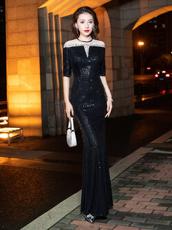 ชุดราตรี ชุดราตรีสวยหรู แบบ ทันสมัย Evening dress