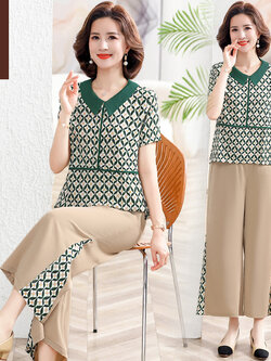 เสื้อผ้าคุณแม่วัย 60 เสื้อคนแก่ผู้หญิงวัย60