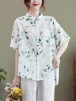 เสื้อลินิน เสื้อผ้าฝ้ายลินิน เสื้อเชิ้ตผ้าลินิน