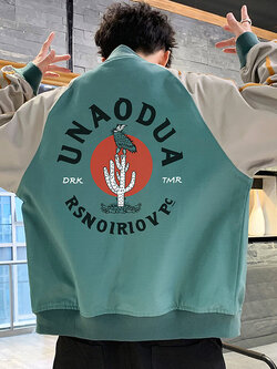 เสื้อแจ็คเก็ตเบสบอล เสื้อคลุม เสื้อแขนยาวสไตล์เกาหลี