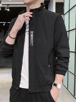 เสื้อแจ็คเก็ตเบสบอล เสื้อคลุม เสื้อแขนยาวสไตล์เกาหลี