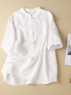 เสื้อลินิน แบบเสื้อสวยๆ เสื้อผ้าฝ้ายลินิน เสื้อเชิ้ตผ้าลินิน BY LININ