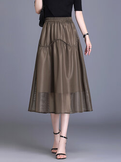 กระโปรงยาว กระโปรงยาวทรงเอ กระโปรงทำงาน