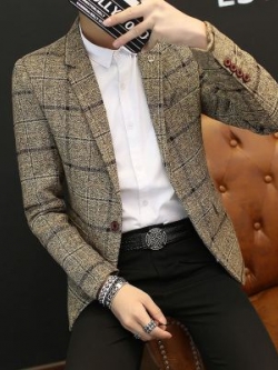 สูท Blazers ผู้ชาย เสื้อคลุมสไตล์สูท สำหรับผู้ชาย