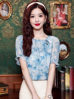 เสื้อเชิ้ตผู้หญิงใส่ทํางาน 390 บาทต่อชิ้น ฟรีค่าจัดส่ง