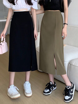 กระโปรงยาว กระโปรงยาวทรงเอ กระโปรงทำงาน