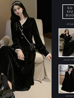 เดรสแขนสั้นมีไซส์L-4XLอก38-47นิ้ว