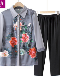 เสื้อคุณยาย เสื้อผู้วัยอายุ60-70ปี มีขนาด L-4XL(อกประมาณ35-45นิ้ว)