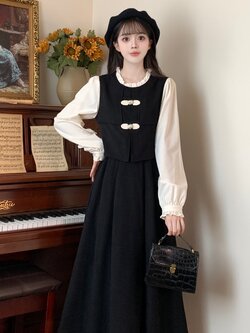 เดรสสาวอวบ มีไซส์ L-4XLอกเสื้อ 38-47 นิ้ว ใส่ได้ทั้งสาวหุ่นดีน่ารักจนถึงสาวอวบพลัสไซส์ จัดส่งฟรี! ทักแชทสั่งซื้อ