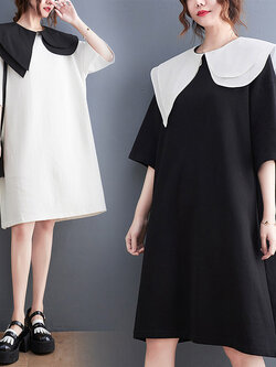 เสื้อลินินคนอ้วน เสื้อทีเชิ้ตคนอ้วนผู้หญิง เสื้อทีเชิ้ตตัวใหญ่ By Literary Plus size