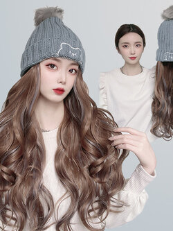 หมวกวิกผม หมวกวิกผมยาว หมวกผมปลอม หมวกวิก BY Ailead