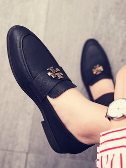 รองเท้าหนังผู้ชาย มีไซส์39-44 รองเท้าโลฟเฟอร์ชาย Slip-On Shoes