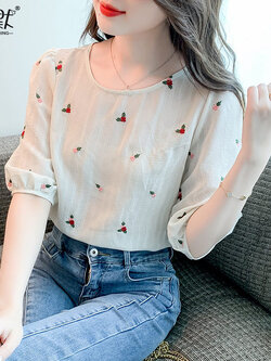 เสื้อชีฟองเกาหลี เสื้อชีฟองสวยๆ