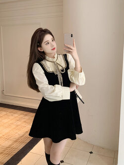 เดรสสาวอวบ มีไซส์ L-4XLอกเสื้อ 38-47 นิ้ว ใส่ได้ทั้งสาวหุ่นดีน่ารักจนถึงสาวอวบพลัสไซส์ จัดส่งฟรี! ทักแชทสั่งซื้อ