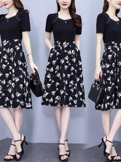 เดรสสีดำสุภาพ เรียบหรู ดูดี เหมาะกับทุกโอกาส | เดรสผู้หญิงแฟชั่นสุภาพ