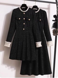 เดรสสีดำสุภาพ เรียบหรู ดูดี เหมาะกับทุกโอกาส | เดรสผู้หญิงแฟชั่นสุภาพ