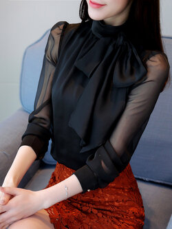 เสื้อสีดำสุภาพ เรียบหรู ดูดี เหมาะกับทุกโอกาส | เสื้อผู้หญิงสุภาพ Moran High-End