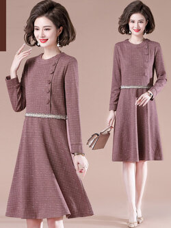 เดรสวัยผู้ใหญ่40-60ปี เดรสคุณแม่ ชุดเดรสทำงานวัยผู้ใหญ่ แบรนด์ MAMA DRESS