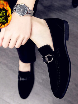 รองเท้าหนังผู้ชาย มีไซส์39-44 รองเท้าโลฟเฟอร์ชาย Slip-On Shoes