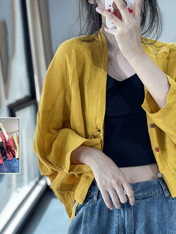 เสื้อลินิน เสื้อผ้าฝ้ายลินิน เสื้อเชิ้ตผ้าลินิน