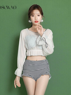 ชุดว่ายน้ำผู้หญิง ชุดว่ายน้ำน่ารัก Bikini ชุดไปทะเล