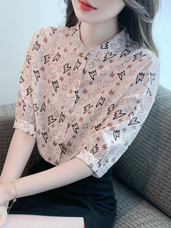 เสื้อเชิ้ตผู้หญิงแขนยาว เสื้อเชิ้ตผู้หญิงใส่ทํางาน 390 บาทต่อชิ้น ฟรีค่าจัดส่ง